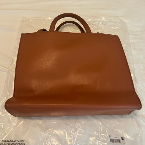 Telfar medium tan shopping bag tote - Picture 4 of 4